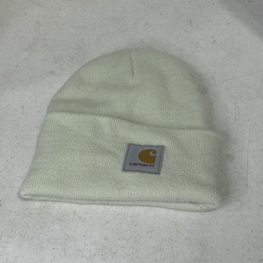 Carhartt Acrylic Watch Hat Mint Green Beanie Cuffed Knit Cap A18